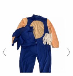 Sonic the Hedgehog Halloween Costume with Gloves
