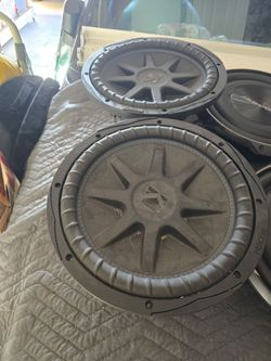 12" pair of subwoofers
