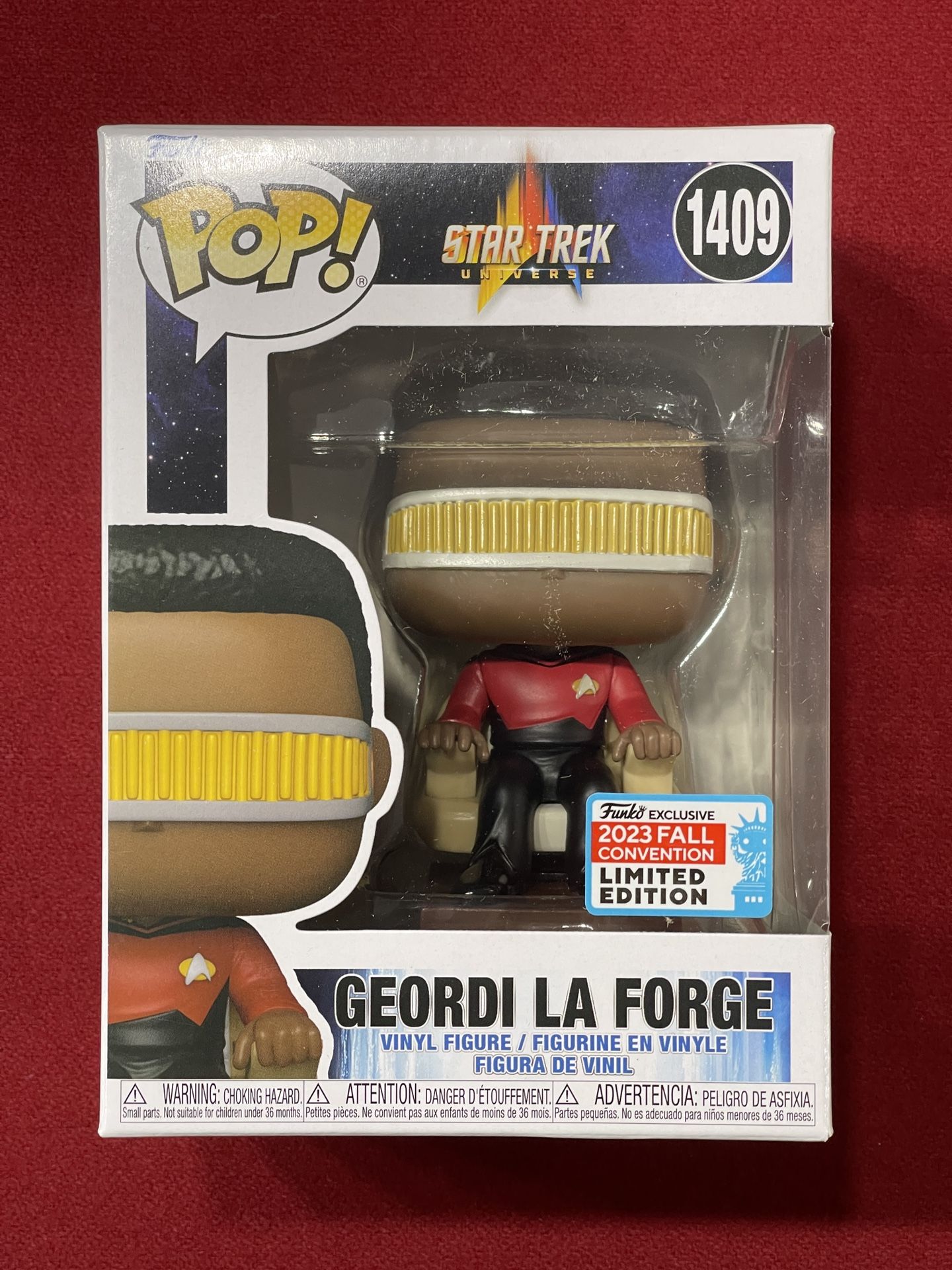Geordi La Forge #1409 Star Trek Universe Funko Pop! 2023 Fall Exclusive Vinyl Figure