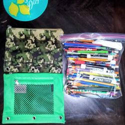 Large Bundle Of Office Or School Supplies 
