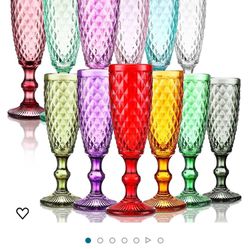 Glass Champagne Glasses-24