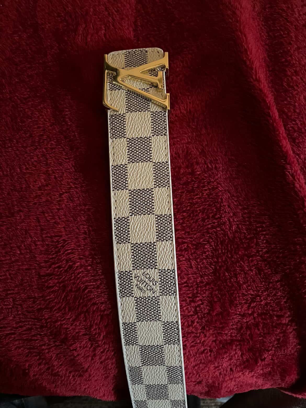 LV Belt & Receipt
