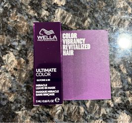 NEW WELLA ULTIMATE COLOR MIRACLE LEAVE IN HAIR MASK $4!