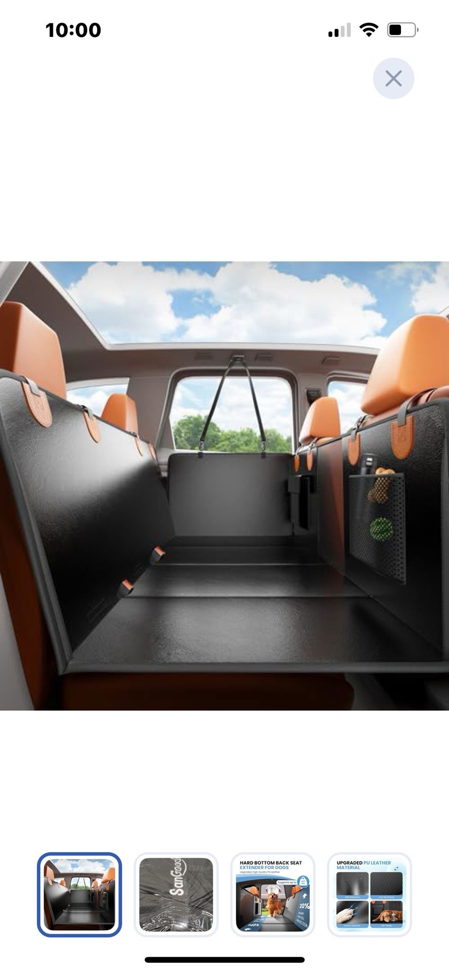 “New”Back Seat Covers ,hard Bottom(400 LB Limit)scratch Resistant,water Proof,car,sub,truck