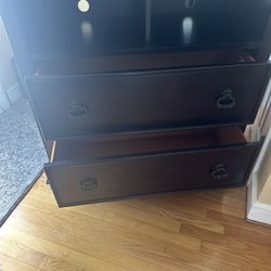 TV Stand With Two Draw For Clothes Storage 