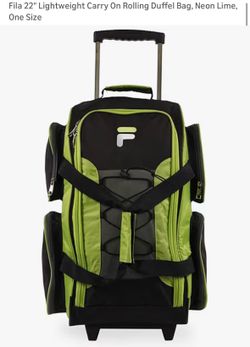 Fila carry-on duffle with wheels