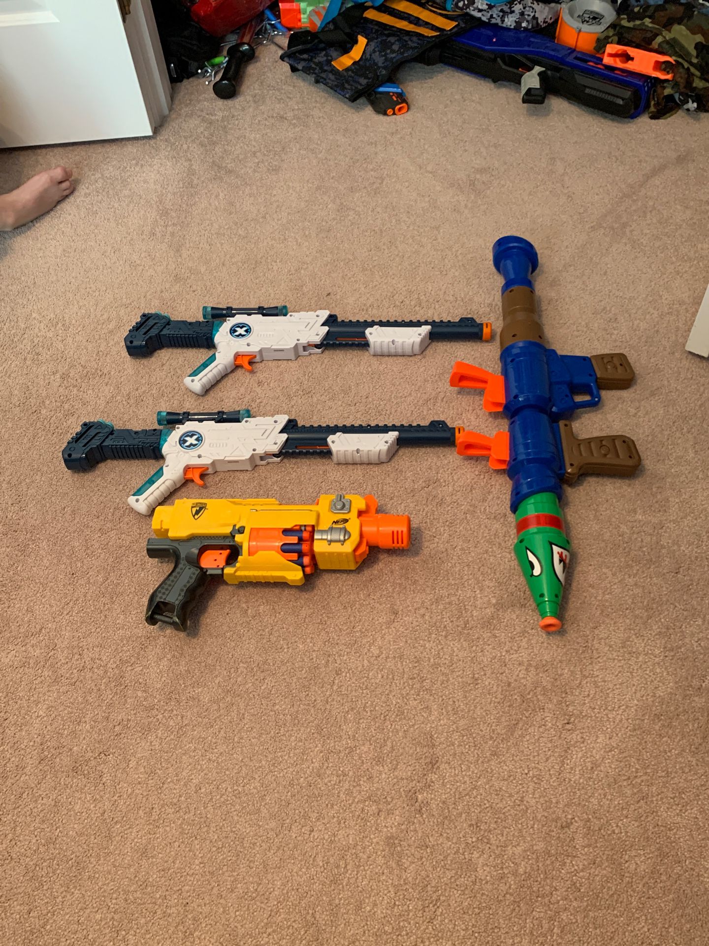 NERF Dart Guns, Supersoaker, and X-Shot