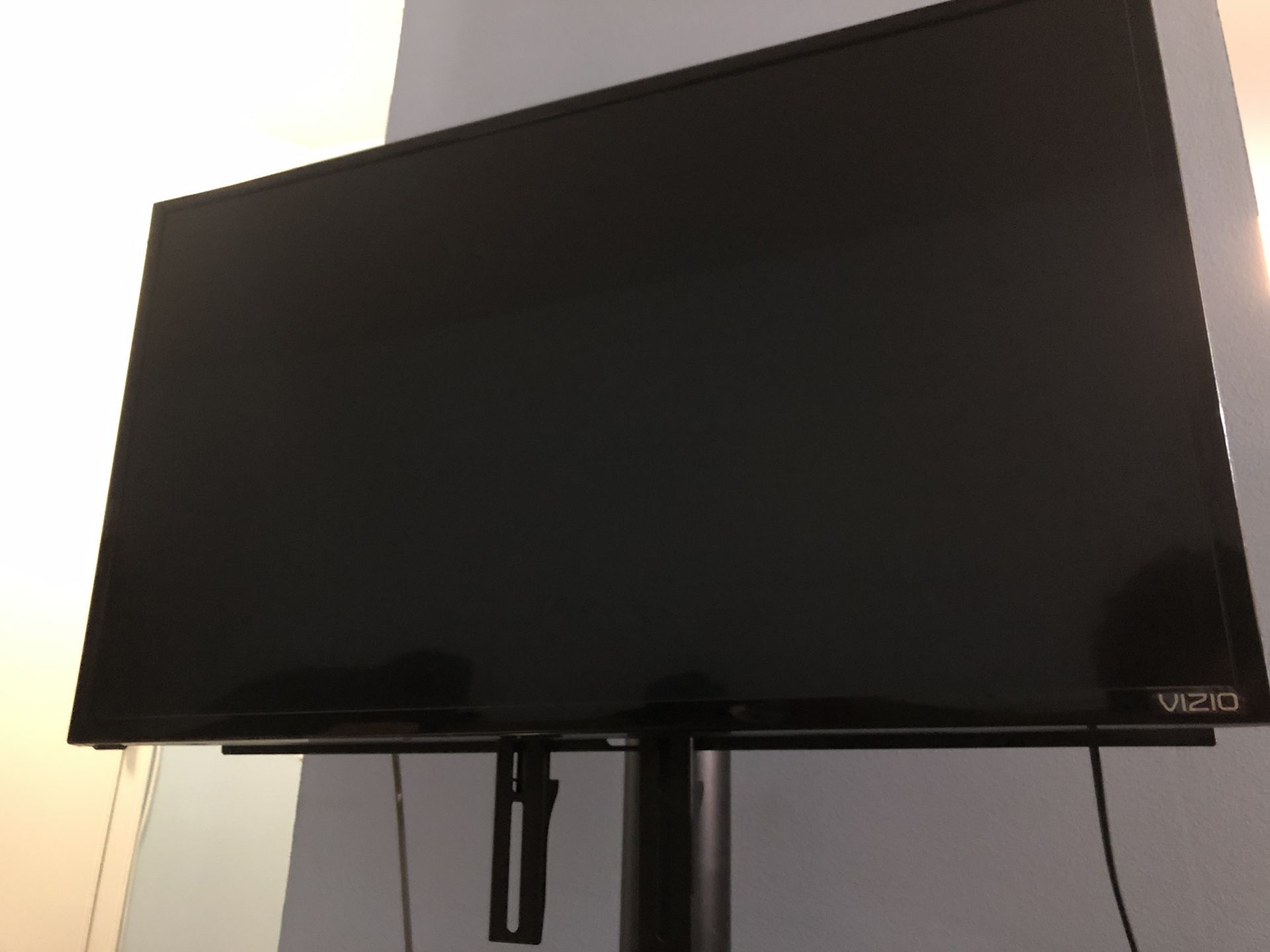 VIZIO & Tempered Glass TV Stand