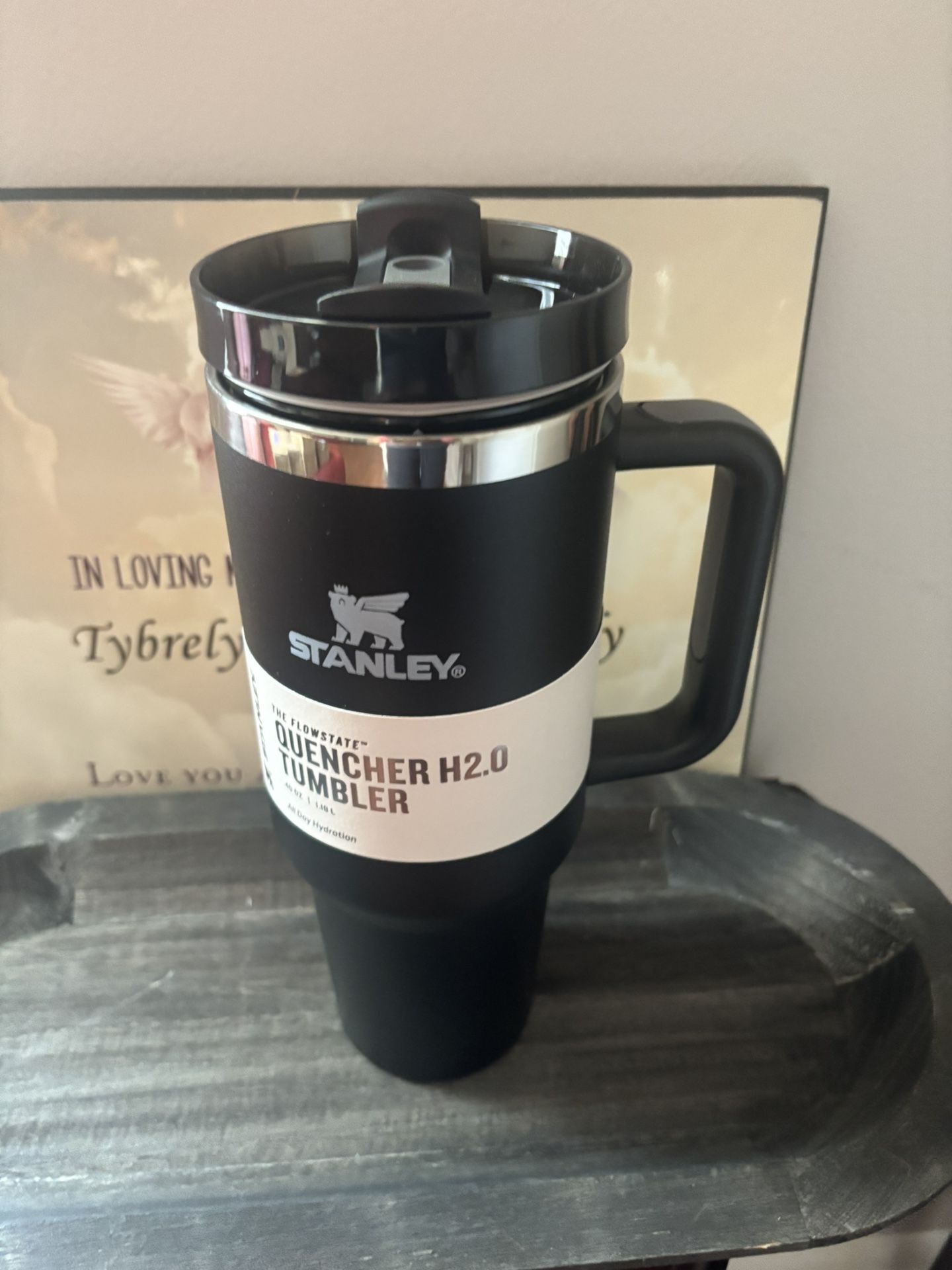 Black tumbler