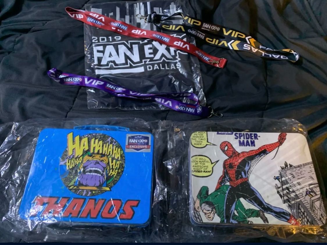 Spider-Man Thanos Fan Expo 2018 Collectibles