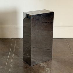 Vintage 1970s chrome pedestal