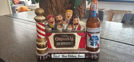 Pabst Blue Ribbon Vintage Barbershop Quartet Display