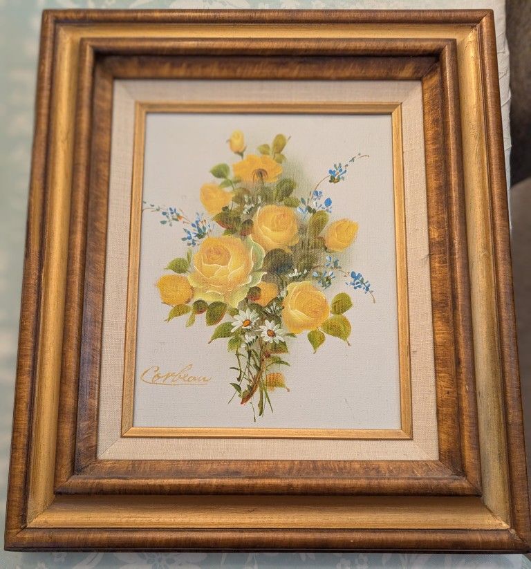 Floral Oil Painting 