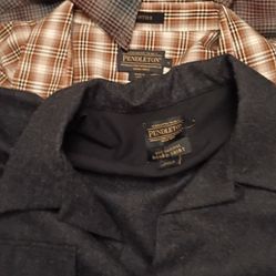 3 Pendelton Long Sleeve Shirts Size Large 100 For All