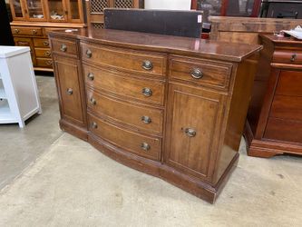 R WAY Rolling Vintage Curved Front Buffet