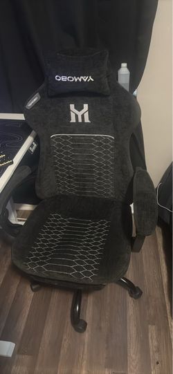 YAMASORO Gaming Chair Black Fabric