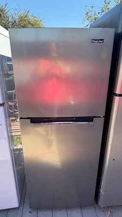 Magic chef silver small refrigerator
