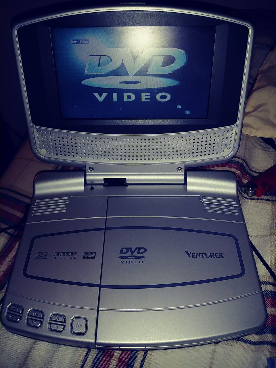 Venturer PVS1262 Portable DVD Player (6.2")
