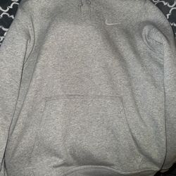 Grey nike hoodie 