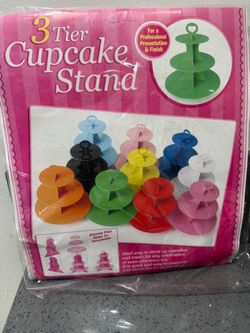 3 tier cupcake stand set of 2