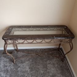 Marble Glass Table