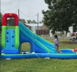 Kid waterslide