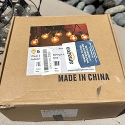Globe lights - 50 ft total