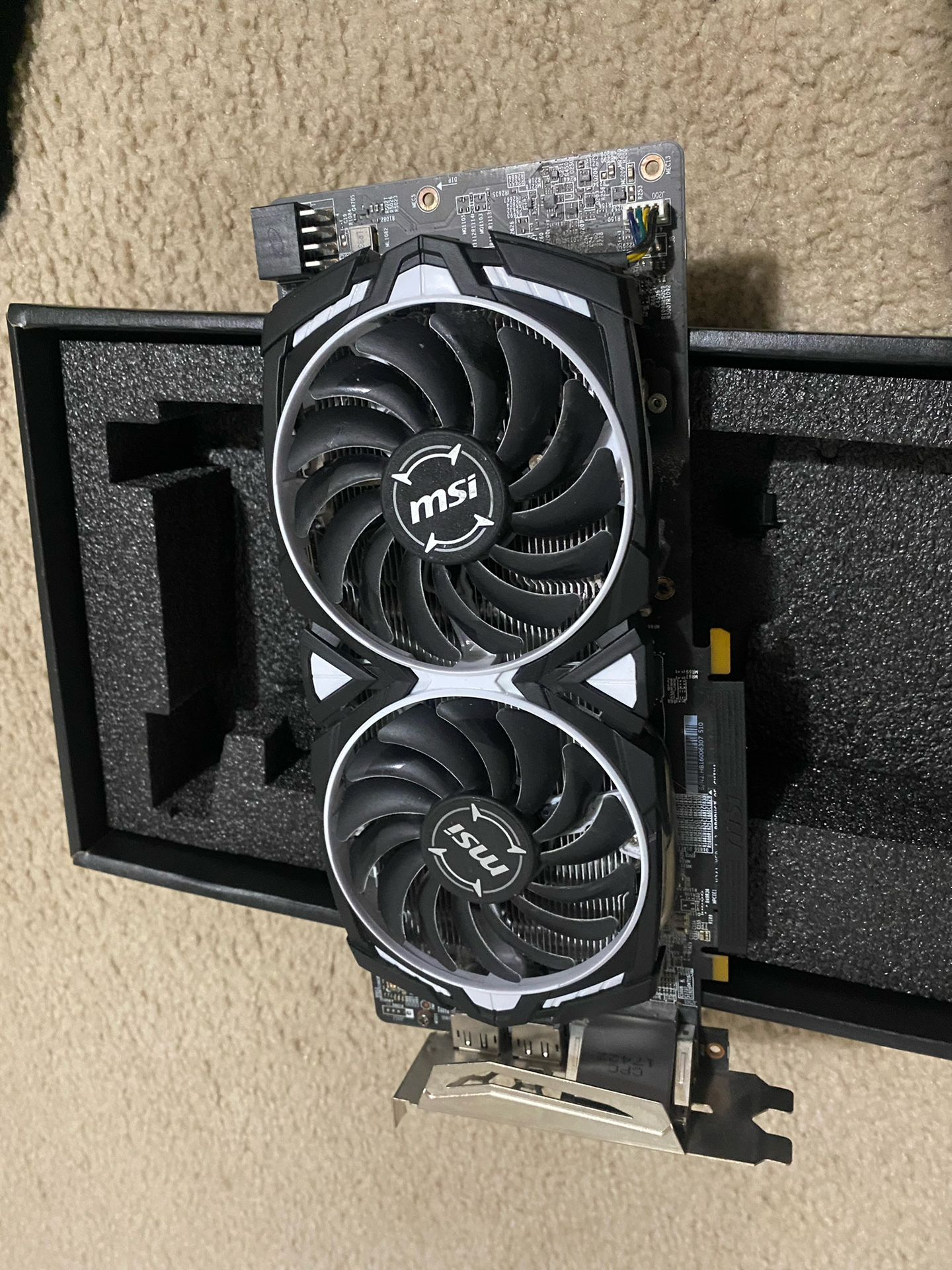 MSI VGA Graphic Cards RX 580 ARMOR 8G OC