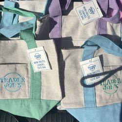 Trader Joe’s Mini Pastel Tote Bags