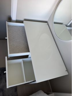 IKEA white vanity/desk
