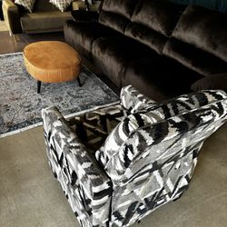 Recliner Sofa Loveseat Chair And Coffee table