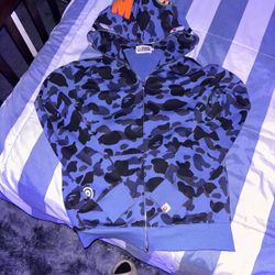 Blue Bape Hoodie