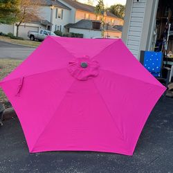 PINK NEW 9’ Umbrella 