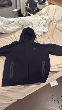 Nike Tech Fleece Full Zip Hoodie Black XL – New