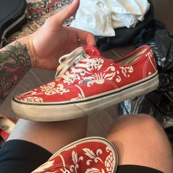 50th Anniversary floral Vans