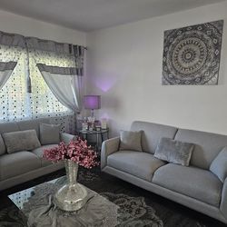 Sofa and love seat for living room