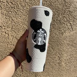 Cow Print Starbucks Tumbler 