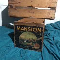 2 Mansion Fruit Crates- Make Offer