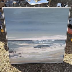 Oceanview oil painting