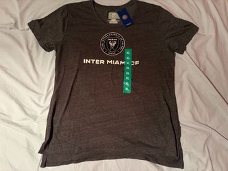 Inter Miami CF MLS Gray Shirt; Women’s XL