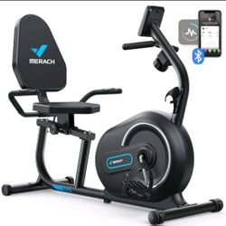 MERACH - S08 Recumbent Exercise Bike with Bluetooth