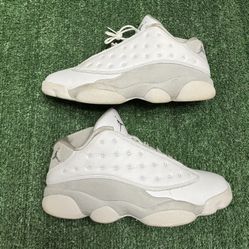 Jordan 13 Low Pure Platinum size 9.5 USED But Clean 