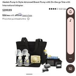 NIB Medela Breast Pump With Tote Bag (Everything You Need )!
