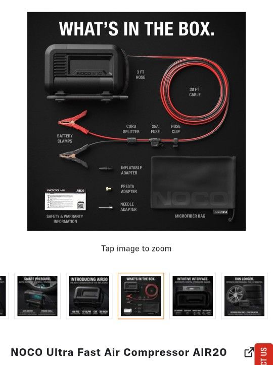 Noco Ultra Fast Air Compressor 