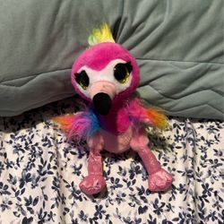 Zuru Coco Surprise Summer Flamingo Plush Pink Rainbow Wings Hair Sparkle Legs 