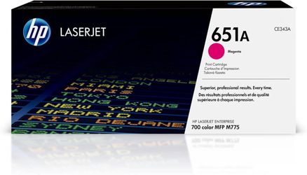 NEW HP 651A LaserJet Toner Cartridge - Magenta