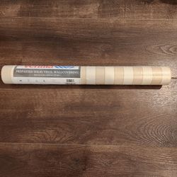 New roll of Venilia Prepasted Solid Vinyl Wallcovering (11 yards x 20.5 inches, totaling 57 sq. ft.).