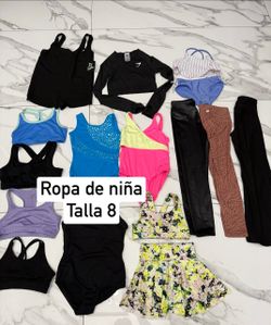 Ropa de niña talla 8