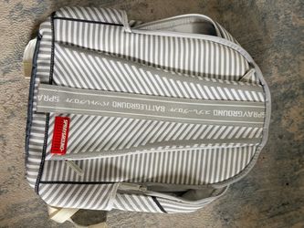 sprayground white backpack