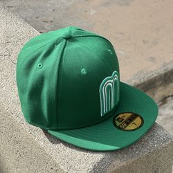 Mexico WBC World Baseball Classic Fitted Hat New Era 59FIFTY Green